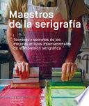 Libro Maestros de la serigrafía