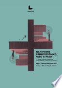 Libro Manifiesto arquitectónico paso a paso