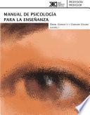 Libro Manual de psicología para la enseñanza