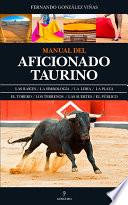 Libro Manual del aficionado taurino