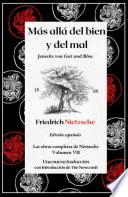 Libro Más Allá del Bien y del Mal (Jenseits von Gut und Böse): Edición Española