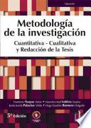 Libro Metodología de la Investigación cuantitativa-cualitativa y redacción de la tesis