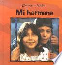 Libro Mi hermana (My Sister)