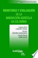 Libro Monitoreo y evaluación de la innovación agrícola en Colombia