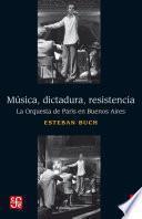 Libro Música, dictadura, resistencia