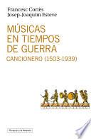 Libro Músicas en tiempos de guerra.