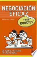 Libro Negociación eficaz For Rookies