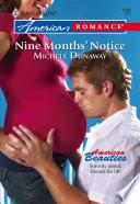 Libro Nine Months' Notice (Mills & Boon American Romance)