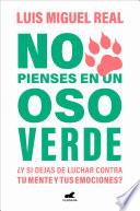 Libro No pienses en un oso verde