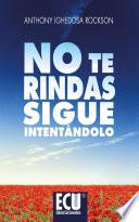 Libro No te rindas. Sigue intentándolo