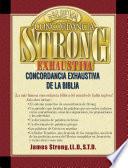 Libro Nueva Concordancia Strong Exhaustiva de la Biblia