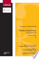 Libro Obras Completas. Volumen VII