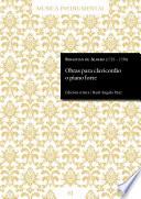 Libro Obras para clavicordio o piano forte