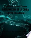 Libro Observación de la China - COVID-19 en Italia -