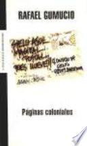 Libro Páginas coloniales