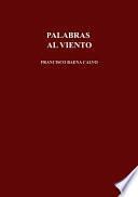 Libro PALABRAS AL VIENTO