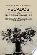 Libro Pecados de Empresa Familiar