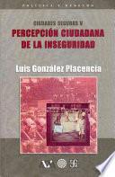 Libro Percepción ciudadana de la inseguridad