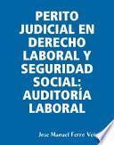 Libro PERITO JUDICIAL EN DERECHO LABORAL Y SEGURIDAD SOCIAL: AUDITORÍA LABORAL