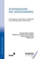 Libro Posteridades del hegelianismo