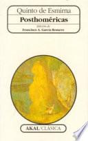 Libro Posthoméricas