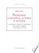 Libro Problemas, conceptos, actores y autores