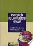 Libro Psicología de la diversidad humana