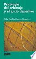 Libro Psicología del arbitraje y el juicio deportivo