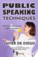 Libro Public speaking techniques