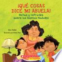 Libro ¡Qué cosas dice mi abuela! (The Things my Grandmother Says)