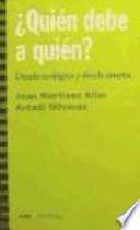 Libro Quién debe a quién?