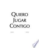 Libro Quiero jugar contigo
