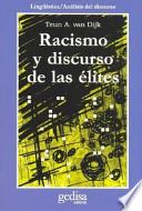 Libro Racismo y discurso de las élites