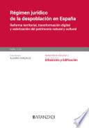Libro Régimen jurídico de la despoblación en España