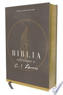 Libro Reina Valera Revisada Biblia Reflexiones de C. S. Lewis, Tapa Dura, Interior a Dos Colores
