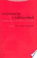 Libro Resistencia y solidaridad