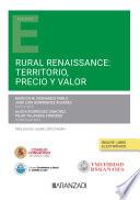 Libro Rural Renaissance: Territorio, precio y valor