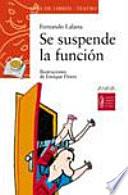 Libro Se suspende la función