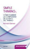 Libro Simple thinking