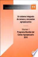 Libro Sistema Integrado De Censos Y Encustas Agropecuarios