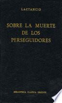 Libro Sobre la muerte de los perseguidores