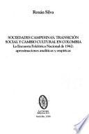 Libro Sociedades campesinas, transición social y cambio cultural en Colombia