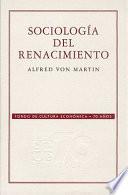 Libro Sociología del Renacimiento