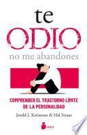 Libro Te odio - no me abandones