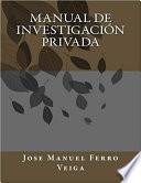 Libro Técnicas de Investigación en Investigación Privada