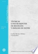 Libro TÉCNICAS E INSTRUMENTOS DE RECOGIDA Y ANÁLISIS DE DATOS