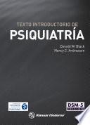 Libro Texto introductorio de psiquiatría