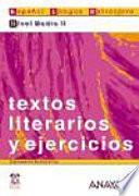 Libro Textos literarios y ejercicios