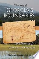 Libro The Story of Georgia's Boundaries
