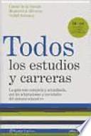Libro Todos los estudios y carreras (edición 2007 actualizada)